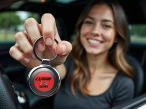 Metal Keychain Custom Finish Alloy Build